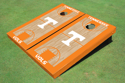 University Of Tennessee Basketball Court Cornhole Boards