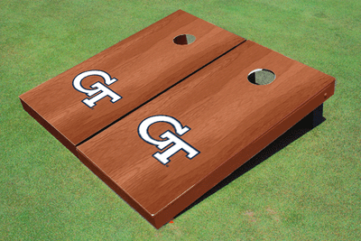 Georgia Tech Solid Rosewood Cornhole Boards
