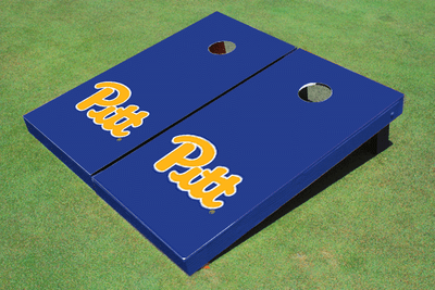 University of Pittsburgh Royal Matching Solid Cornhole Boards