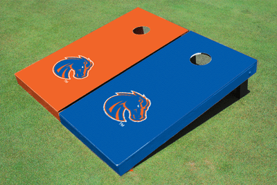 Boise State University Alternating Solid Cornhole Boards Boise State University Alternating Solid Cornhole Boards