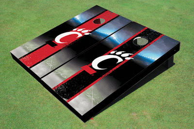University Of Cincinnati Field Long Strip Alternating Themed Cornhole Boards University Of Cincinnati Field Long Strip Alternating Themed Cornhole Boards