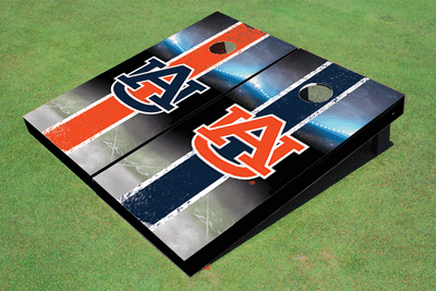 Auburn University Field Long Strip Alternating Themed Cornhole Boards Auburn University Field Long Strip Alternating Themed Cornhole Boards