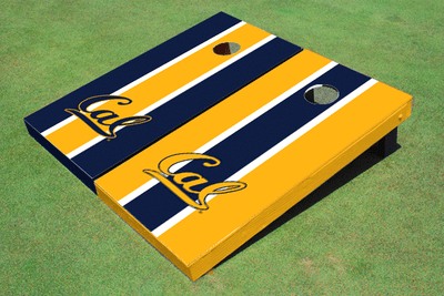 University of California Berkeley Alternating Long Stripe Cornhole Boards University of California Berkeley Alternating Long Stripe Cornhole Boards