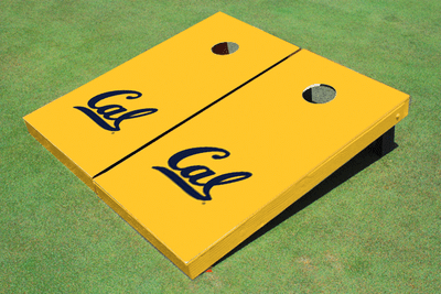 University of California Berkeley Yellow Matching Solid Cornhole Boards