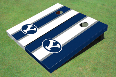 Brigham Young University BYU Alternating Long Stripe Cornhole Boards