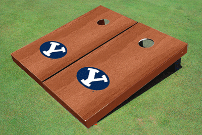 Brigham Young University BYU Solid Rosewood Cornhole Boards Brigham Young University BYU Solid Rosewood Cornhole Boards