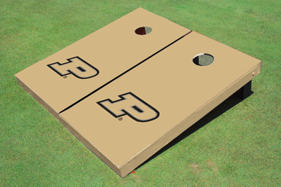 Purdue University Gold Matching Solid Cornhole Boards