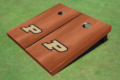 Purdue University Solid Rosewood Cornhole Boards Purdue University Solid Rosewood Cornhole Boards