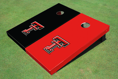 Texas Tech University Alternating Solid Cornhole Boards Texas Tech University Alternating Solid Cornhole Boards