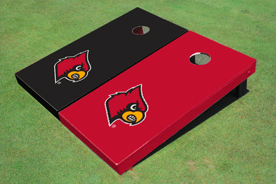 University of Louisville Alternating Solid Cornhole Boards University of Louisville Alternating Solid Cornhole Boards