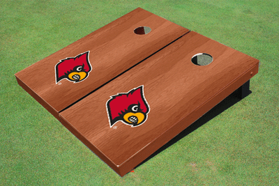 University of Louisville Solid Rosewood Cornhole Boards