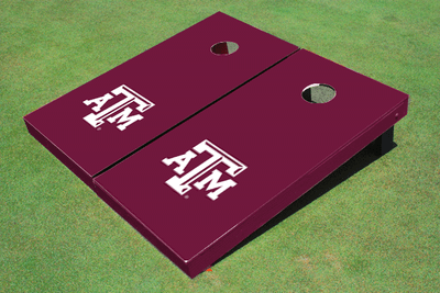 Texas A&M Maroon Matching Solid Cornhole Boards