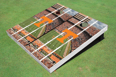 University Of Tennessee Stadium Long Strip Themed Cornhole Boards University Of Tennessee Stadium Long Strip Themed Cornhole Boards
