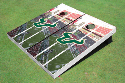University Of South Florida Stadium Long Strip Themed Cornhole Boards