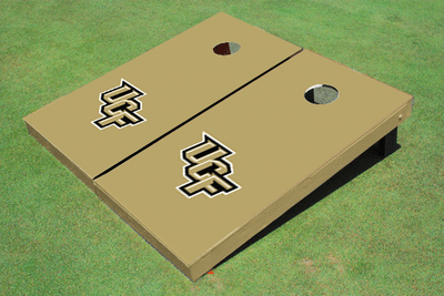 University Of Central Florida Gold Matching Solid Cornhole Boards