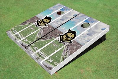 University Of Central Florida "Knightro" Stadium Long Strip Themed Cornhole Boards