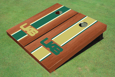 University of Alabama Birmingham UBA Rosewood Alternating Long Stripe Custom Cornhole Boards University of Alabama Birmingham UBA Rosewood Alternating Long Stripe Custom Cornhole Boards