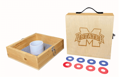 Mississippi State University Engraved Square Washer Toss Set Mississippi State University Engraved Square Washer Toss Set