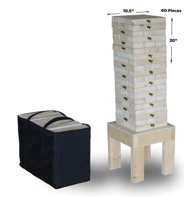 Wake Forest University Engraved Tumbler Tower - 60 Pieces