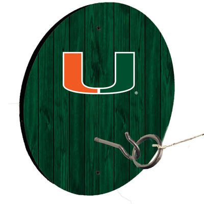 University Of Miami Hunter Ring Toss Lawn Game University Of Miami Hunter Ring Toss Lawn Game