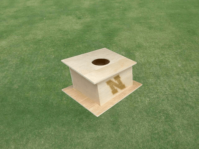 University Of Nebraska Engraved Cornhole Pro Air Mail Box