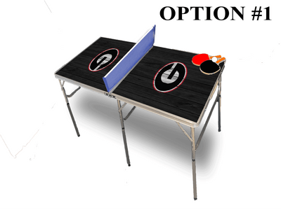 University Of Georgia Portable Table Tennis Ping Pong Folding Table w/Accessories University Of Georgia Portable Table Tennis Ping Pong Folding Table w/Accessories