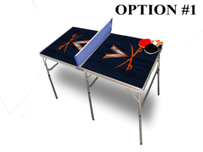 University Of Virginia Portable Table Tennis Ping Pong Folding Table w/Accessories University Of Virginia Portable Table Tennis Ping Pong Folding Table w/Accessories