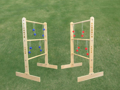 Georgia Tech Engraved Ladder Golf / Ladder Toss Lawn Game