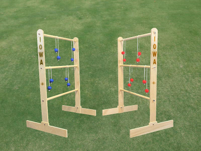 Iowa State University Engraved Ladder Golf / Ladder Toss Lawn Game