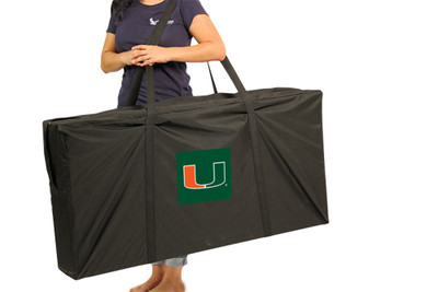 University Of Miami Cornhole Board Carrying Case University Of Miami Cornhole Board Carrying Case