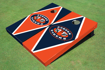 Auburn University "Tiger Eyes" Alternating Diamond Cornhole Boards
