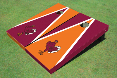 Virginia Tech "HokieBird" Alternating Triangle Cornhole Boards