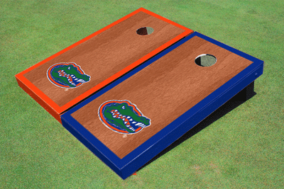 University Of Florida Rosewood Alternating Border Cornhole Boards