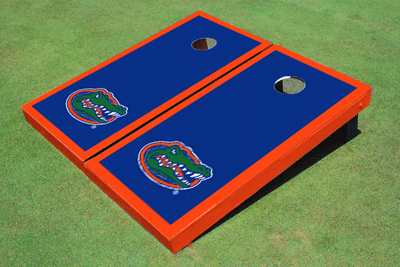 University of Florida Orange Matching Border Cornhole Boards University of Florida Orange Matching Border Cornhole Boards