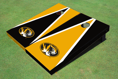 University of Missouri Alternating Triangle Cornhole Boards University of Missouri Alternating Triangle Cornhole Boards