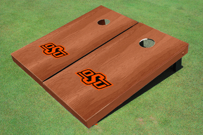 Oklahoma State University Solid Rosewood Cornhole Boards