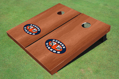 Auburn University "Tiger Eyes" Solid Rosewood Cornhole Boards Auburn University "Tiger Eyes" Solid Rosewood Cornhole Boards
