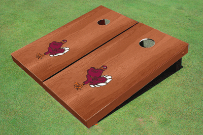 Virginia Tech "HokieBird" Solid Rosewood Cornhole Boards Virginia Tech "HokieBird" Solid Rosewood Cornhole Boards