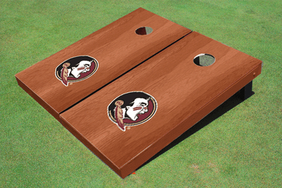 Florida State University Solid Rosewood Cornhole Boards Florida State University Solid Rosewood Cornhole Boards