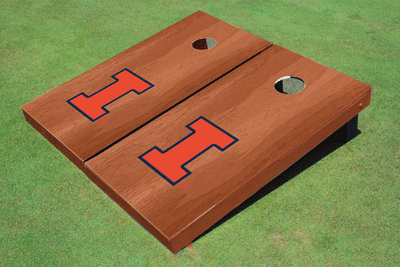 University of Illinois Solid Rosewood Cornhole Boards University of Illinois Solid Rosewood Cornhole Boards
