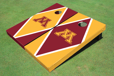 University of Minnesota Alternating Diamond Cornhole Boards University of Minnesota Alternating Diamond Cornhole Boards