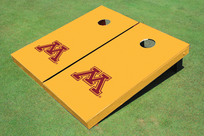 University of Minnesota Gold Matching Solid Cornhole Boards