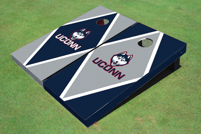 University of Connecticut "UConn" Alternating Diamond Cornhole Boards