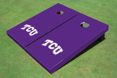 Texas Christian University "TCU" Purple Matching Solid Cornhole Boards Texas Christian University "TCU" Purple Matching Solid Cornhole Boards