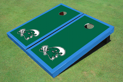 Tulane University Unci Matching Border Cornhole Boards