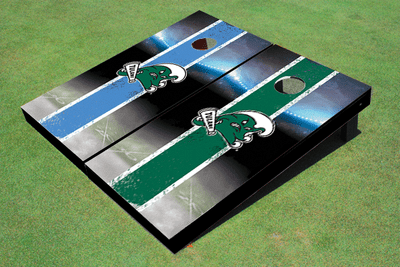 Tulane University Field Long Stripe Alternating Themed Cornhole Boards