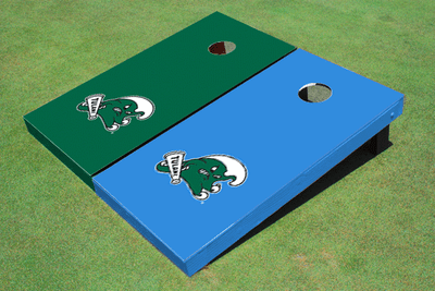 Tulane University Alternating Solid Cornhole Boards