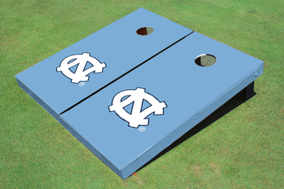 University of North Carolina "UNC" Blue Matching Solid Cornhole Boards