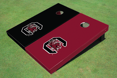 University Of South Carolina Alternating Solid Cornhole Boards University Of South Carolina Alternating Solid Cornhole Boards