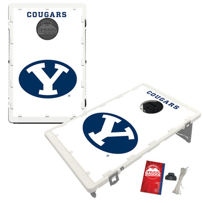BYU Brigham Young Cougars Vortex Baggo Portable 2x3 Bean Bag Toss Game BYU Brigham Young Cougars Vortex Baggo Portable 2x3 Bean Bag Toss Game